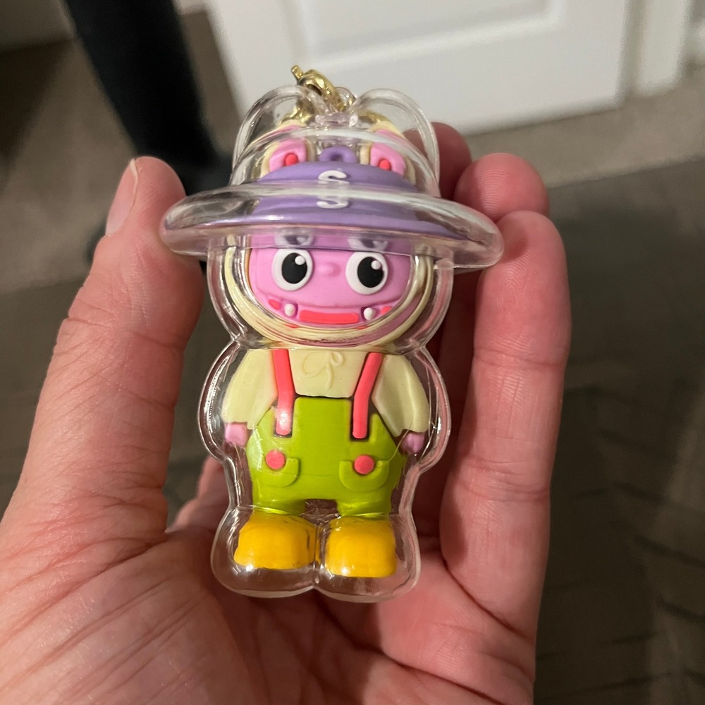 Set of two Labubu keychains